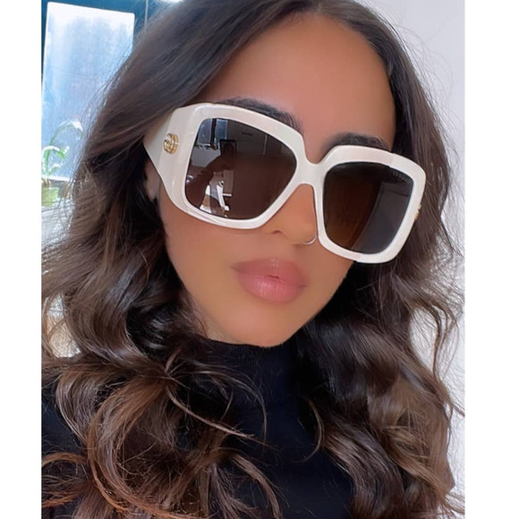NEW Gucci GG1402SA Ivory White Marmont Sunglasses